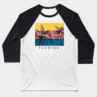 Miami Beach Florida Baseball T-Shirt